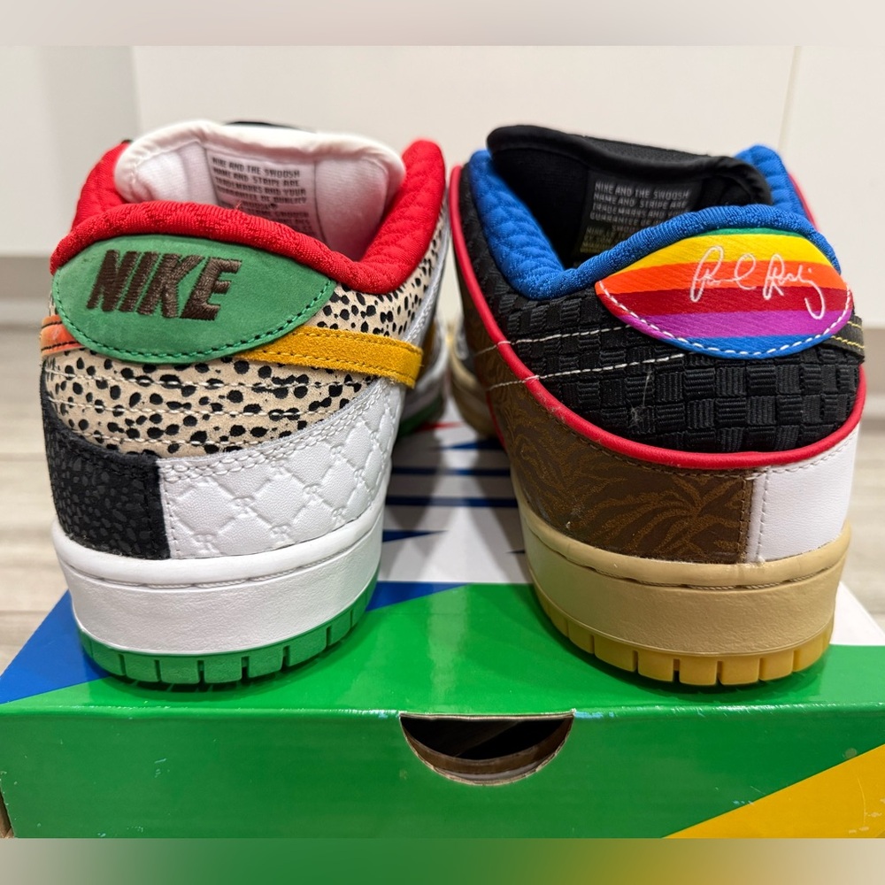 Nike SB Dunk Low Pro QS What The Paul CZ2239-600 Red Black Rogue Mais Noir Sz 12 - Picture 11 of 16